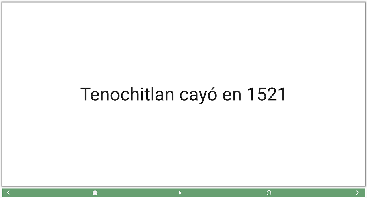 Presentación de preguntas para el examen de ciudadanía mexicana.